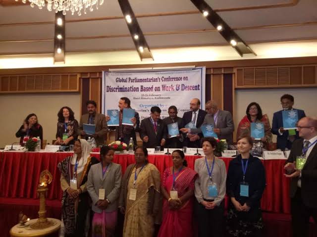 Global Parliamentarians Conference on Discrimination Based on Work and Descent Including Caste 1