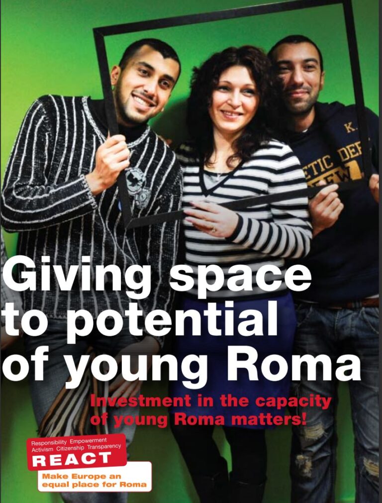 Giving Space to Potential of Young Roma: Investment in the capacity of young Roma matters
